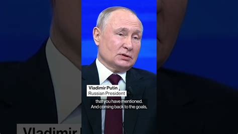 Putin Says No Peace In Ukraine Until Russia Achieves Goals The Global