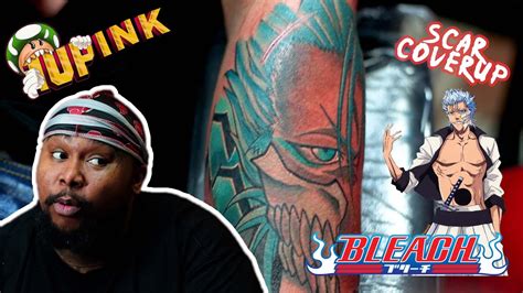 Huge Grimmjow Arm Tattoo 1up Ink Tattoo Studios Anime Tattoos Youtube