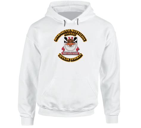 86th Signal Battalion Support With Text Hoodie