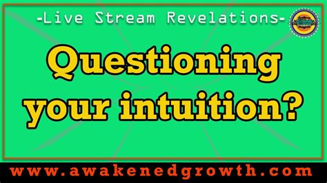 2nd Guessing Yourself How Do We Know If Our Intuition Is Leading Us In