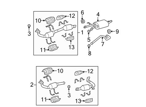Toyota Tundra Exhaust Muffler. 5.7 LITER, W/127 WHEELBASE. Tundra; 5.7L