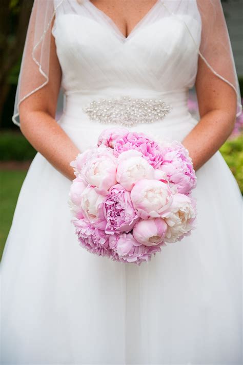 Lush Pink Peony Bridal Bouquet