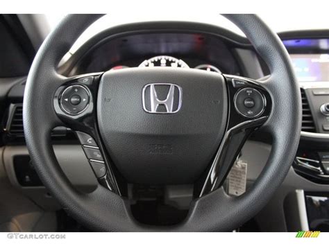 2017 Honda Accord Lx Sedan Gray Steering Wheel Photo 115141502