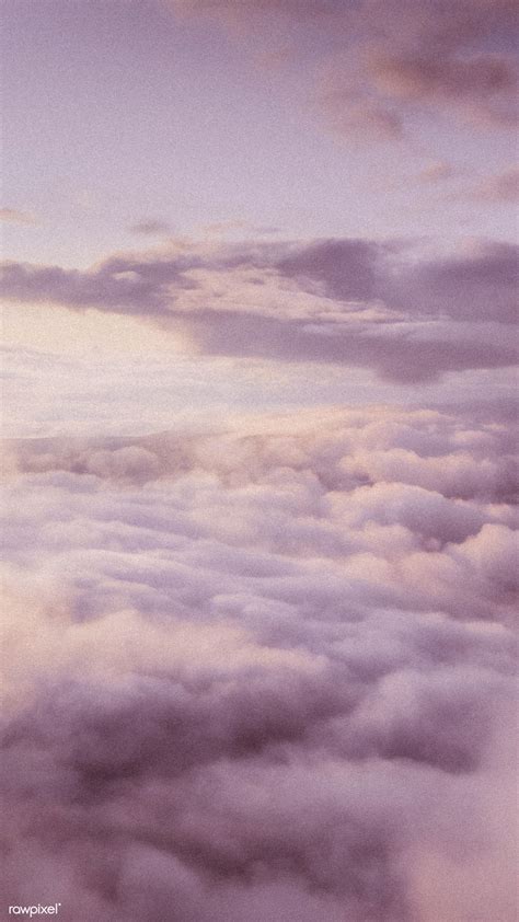 Cloudy Sky During Dusk Mobile Phone Wallpaper Premium Image By