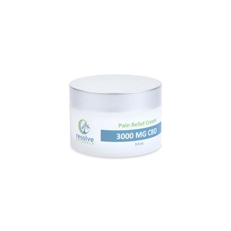 3000 Mg Cbd Pain Relief Cream Resolve Naturals