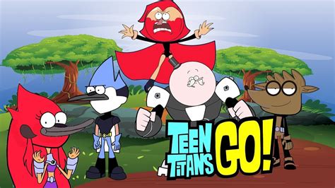 Teen Titans Go Color Swap Transforms Regular Show Characters In Ttg