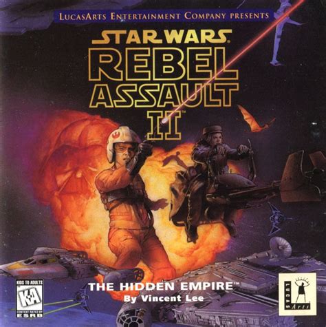 Star Wars Rebel Assault Ii The Hidden Empire Cover Or Packaging Material Mobygames