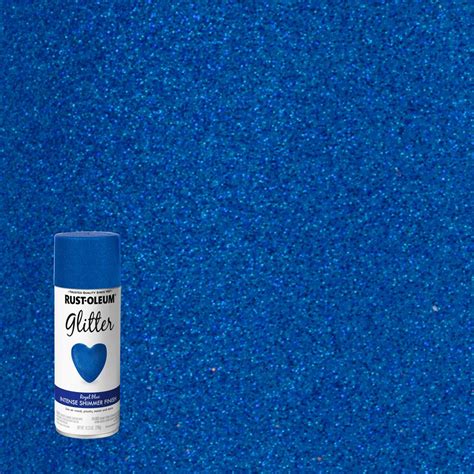 Rust Oleum Specialty 1025 Oz Royal Blue Glitter Spray Paint 340646