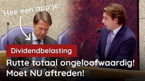Ministers reageren op aftreden kabinet. Baudet: "Rutte volstrekt ongeloofwaardig: NU aftreden ...