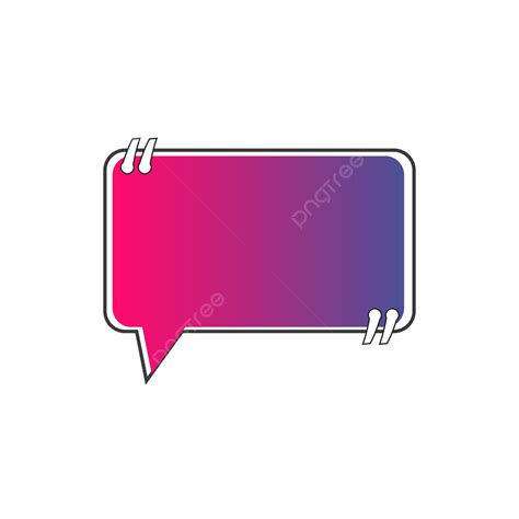 Dialog Box Clipart Png Images Creative Gradient Text Box And Dialog