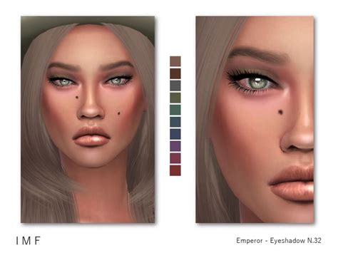 Emperor Eyeshadow N32 Contains 10 Colors Found In Tsr Category Sims
