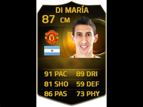 When buying a player card you leave your log in details with one of our providers and they will put the card you desire on your fifa 21 account. Amazing "IF" Ángel Di Maria FIFA 15 Giveaway! (87) Rated ...