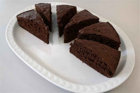 Fedtfattig Chokoladekage I En Opskrift Fra Alletider Kogebog Dej