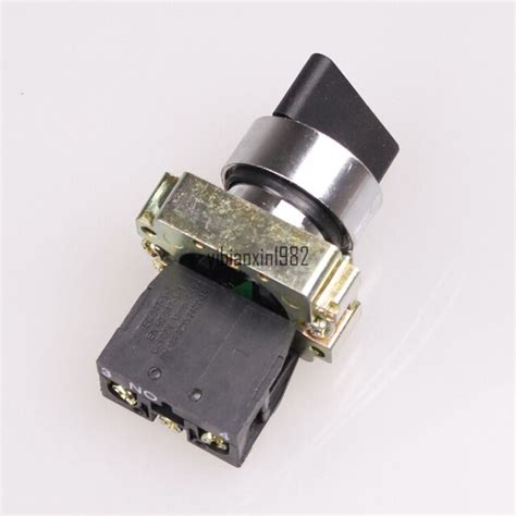 New Xb2 Bd21 No Spst 2 Position Maintained Rotary Selector Switch 600v