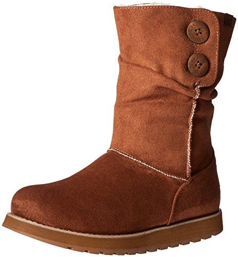 buy skechers women s keepsakes big button slouch mid winter boot chestnut 7 m us at