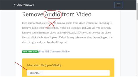 How To Remove Audio From Any Video Online Without Programs Youtube