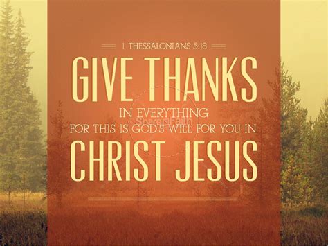 In Everything Give Thanks Sermon Thanksgiving Powerpoint Fall