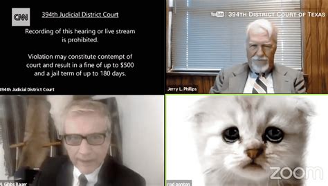 During a virtual court hearing, he accidentally applied a very. Lawyer Tells Judge He Is 'Not a Cat' After Filter ...