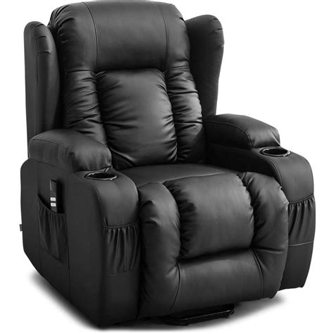 Caesar Dual Motor Riser Recliner Leather Mobility Armchair