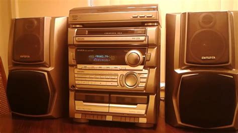 Aiwa Cx Zl 31 Stereo System Demonstrating The Radio Function Youtube