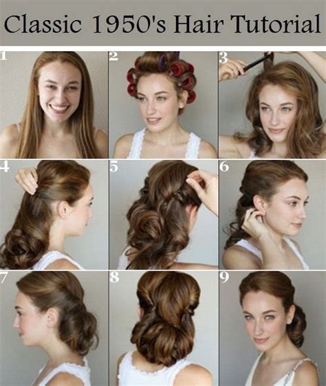 1950s Hairstyle Tutorial For Long Hair The 1950s Poodle Hairstyle