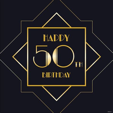 50th Birthday Powerpoint Template Free Printable Templates