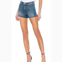Daisy Dukes Cut Off Shorts Size Blue Denim Fringe EBay