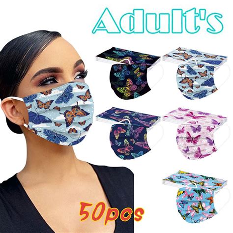 Satın Alın Adult Women Disposable Face Mask Industrial 3ply Ear Loop
