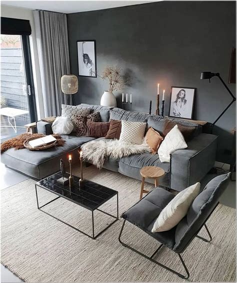 75 Beautiful Grey Living Room Ideas 13 Cosy Living Room Apartment