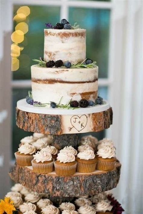 Diy Rustic Wedding Cake Photos