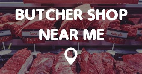 When we sat down to write those first lines of cipher i could never have imagined the kind of trailer we just recorded. BUTCHER SHOP NEAR ME - Points Near Me