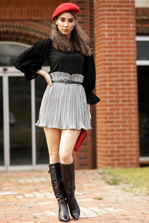 14 Ways To Combine Mini Skirts And Boots Just Sexy Boots