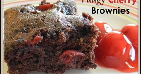 The Baking Bookworm Fudgy Cherry Brownies