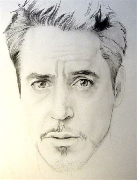 Tony Stark By Synosurai Portrait Sketches Art Drawings Sketches
