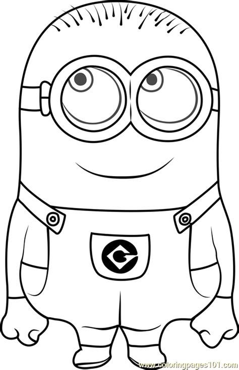 Phil Coloring Page Free Minions Coloring Pages