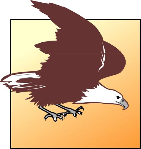 Cartoon Eagle Flying
