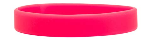 Pink Printed Silicone Wristbands Myzone Printing