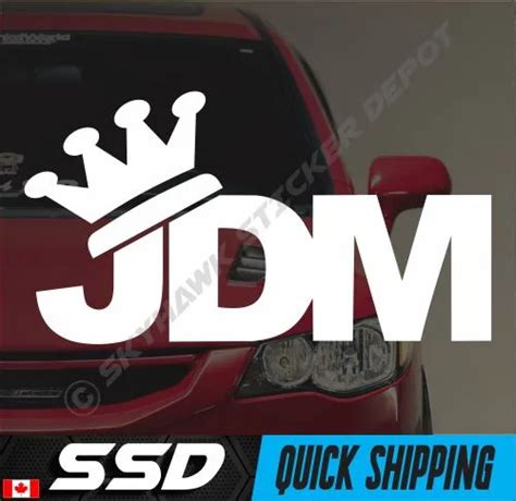Jdm King Crown Sticker Vinyl Decal Drift Turbo Japan Lowered Dope Ill