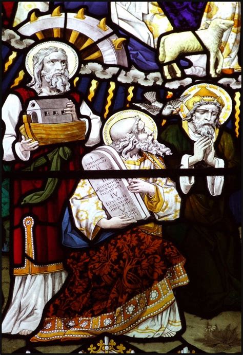 Noah Moses And Abraham All Saints Hopton Suffolk Detail Flickr