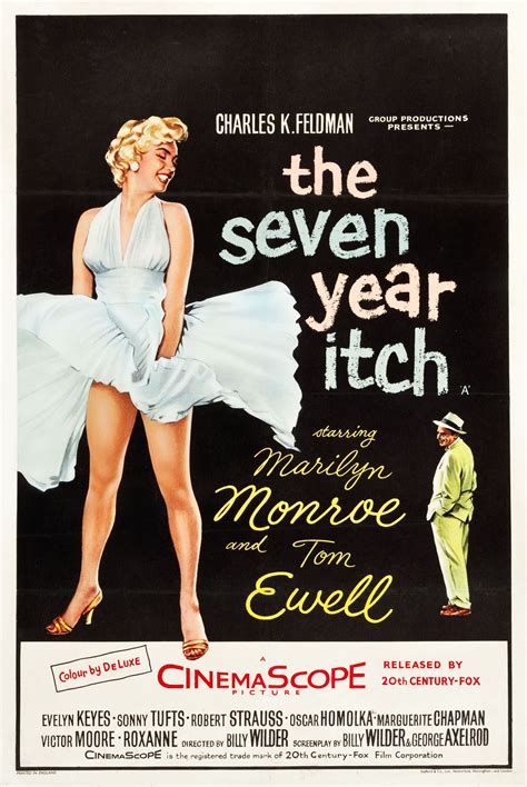 The Seven Year Itch US Movie Poster Classic Movie Posters Film Posters Vintage Cinema