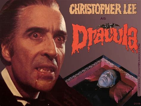 Christopher Lee As Dracula Hammer Horror Films Wallpaper 6499554