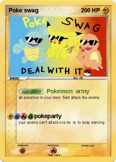 Pokémon Poke Swag Pokemon Army My Pokemon Card