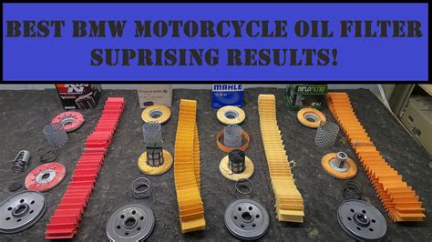 Motorcycle Oil Filter Comparison Test