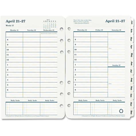 Franklin Covey Weekly Planner Template Excel Riset