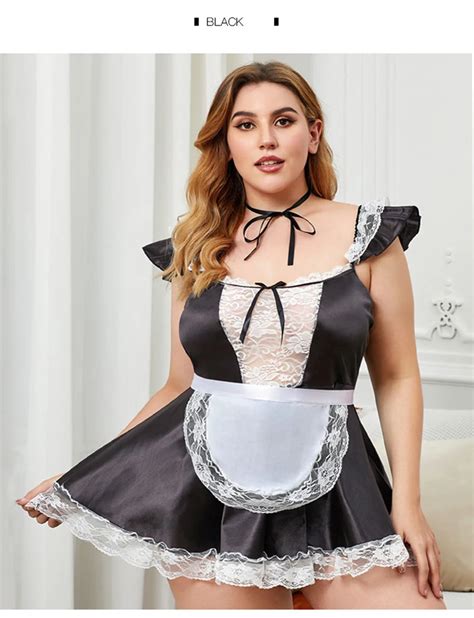 Girls French Maid Cosplay Costumes Lace Clubwear Sexy Underwear Women Anime Maid Outfits Cosplay