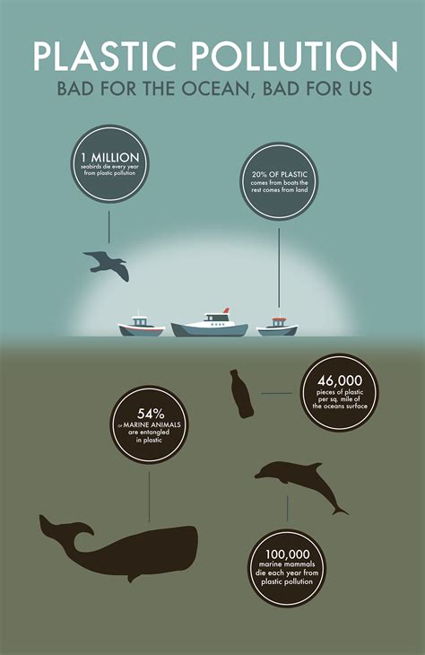 Plastic Pollution Infographic On Behance