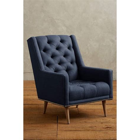 Navy donham 28'' wide armchair. Linen Booker Armchair | Armchair, Tufted linen chair, Blue ...