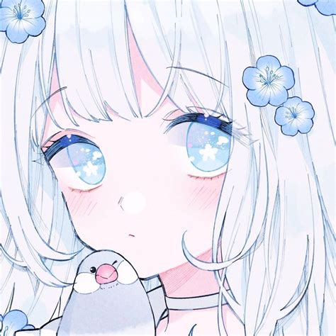 ️ting12iiio Blue Anime Animation Art Character Design Anime Art Girl