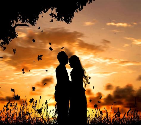 Cute Couple In Sunset Wallpapers On Wallpaperdog