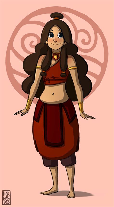 Katara In Her Fire Nation Outfit By Pedro Hern Ndez Avatar The Last
